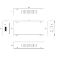Ernitec 1 CH 95W 10 Gigabit POE